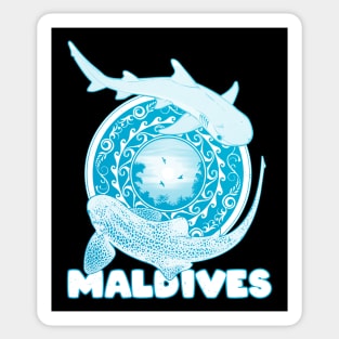 Maldives Leopard Shark Whitetip Reef Shark Sticker